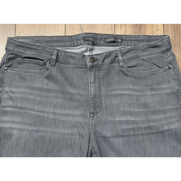 NWT J. Jill BOYFRIEND Straight Leg Ankle Denim Jeans Women's Size 20 Galaxy Wash - Picture 3 of 16